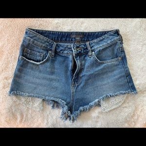 Kendall & Kylie High Rise Jean Shorts